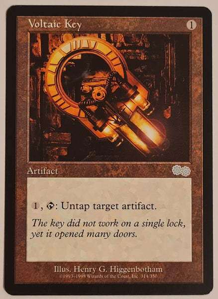 Magic the Gathering Urza's Saga Voltaic Key #314/350 Trading Card