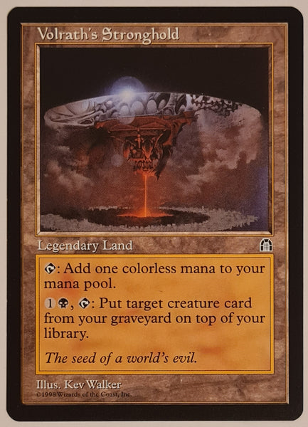 Magic the Gathering Stronghold Volrath's Stronghold Rare Trading Card