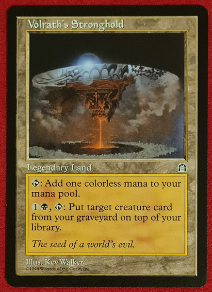 Magic the Gathering Stronghold Volrath's Stronghold Rare Trading Card