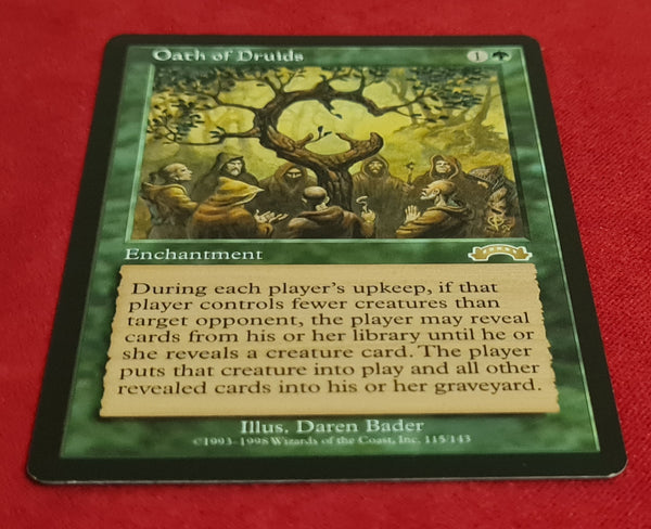 Magic the Gathering Exodus Oath of Druids #115/143 Rare Trading Card