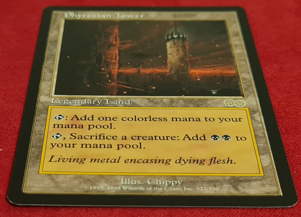 Magic the Gathering Urza's Saga Phyrexian Tower #322/350 Rare Trading Card