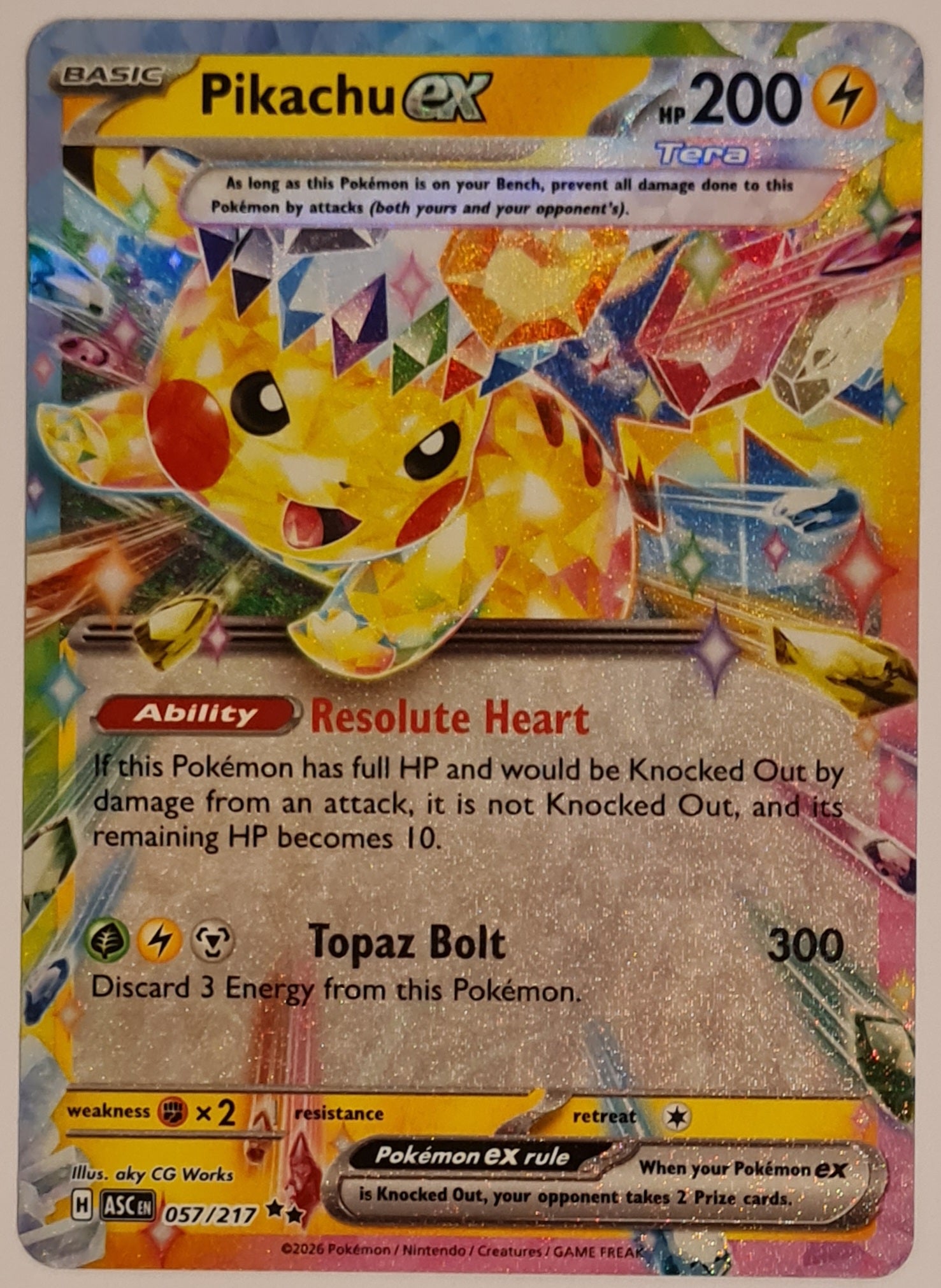 pokemon mega evolution pikachu card Pokemon Mega Evolution Ascended Heroes Pikachu Ex #067/217 Double Rare –  Rotterdam Comics