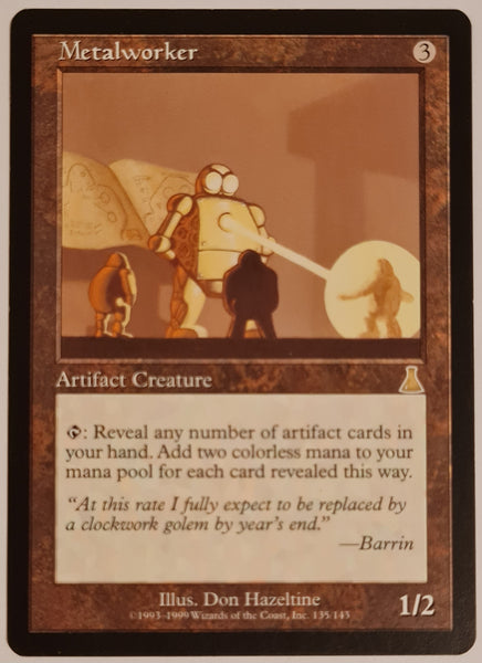 Magic the Gathering Urza's Destiny Metalworker #135/143 Rare Trading Card