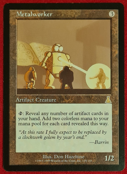 Magic the Gathering Urza's Destiny Metalworker #135/143 Rare Trading Card