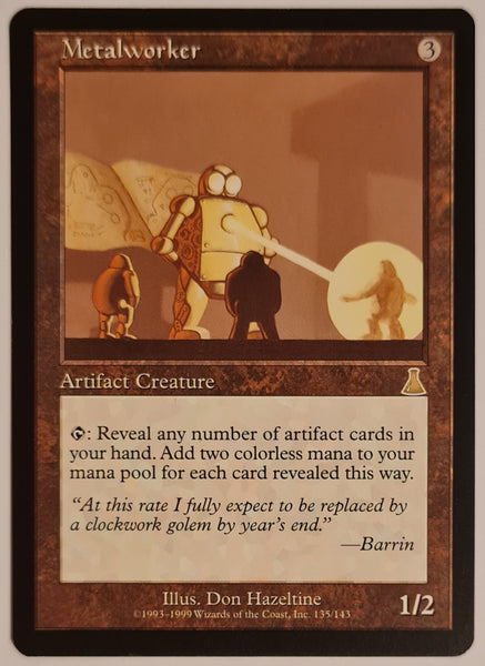 Magic the Gathering Urza's Destiny Metalworker #135/143 Rare Trading Card