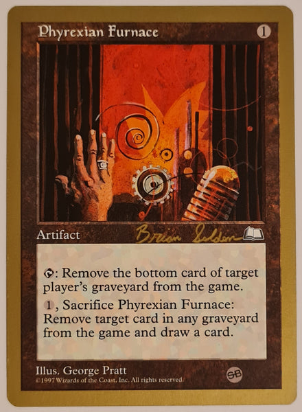 Magic the Gathering World Championships Deck 1998 - Brian Selden Wearherlight Phyrexian Furnace Special Trading Card