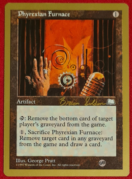 Magic the Gathering World Championships Deck 1998 - Brian Selden Wearherlight Phyrexian Furnace Special Trading Card