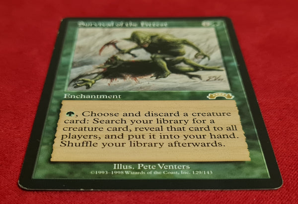 Magic the Gathering Exodus Survival of the Fittest #129/143 Rare Trading Card