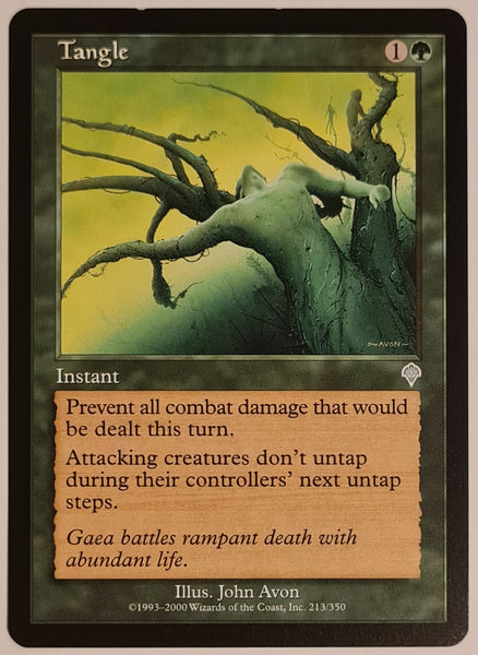 Magic the Gathering Invasion Tangle Trading #213/350 Card