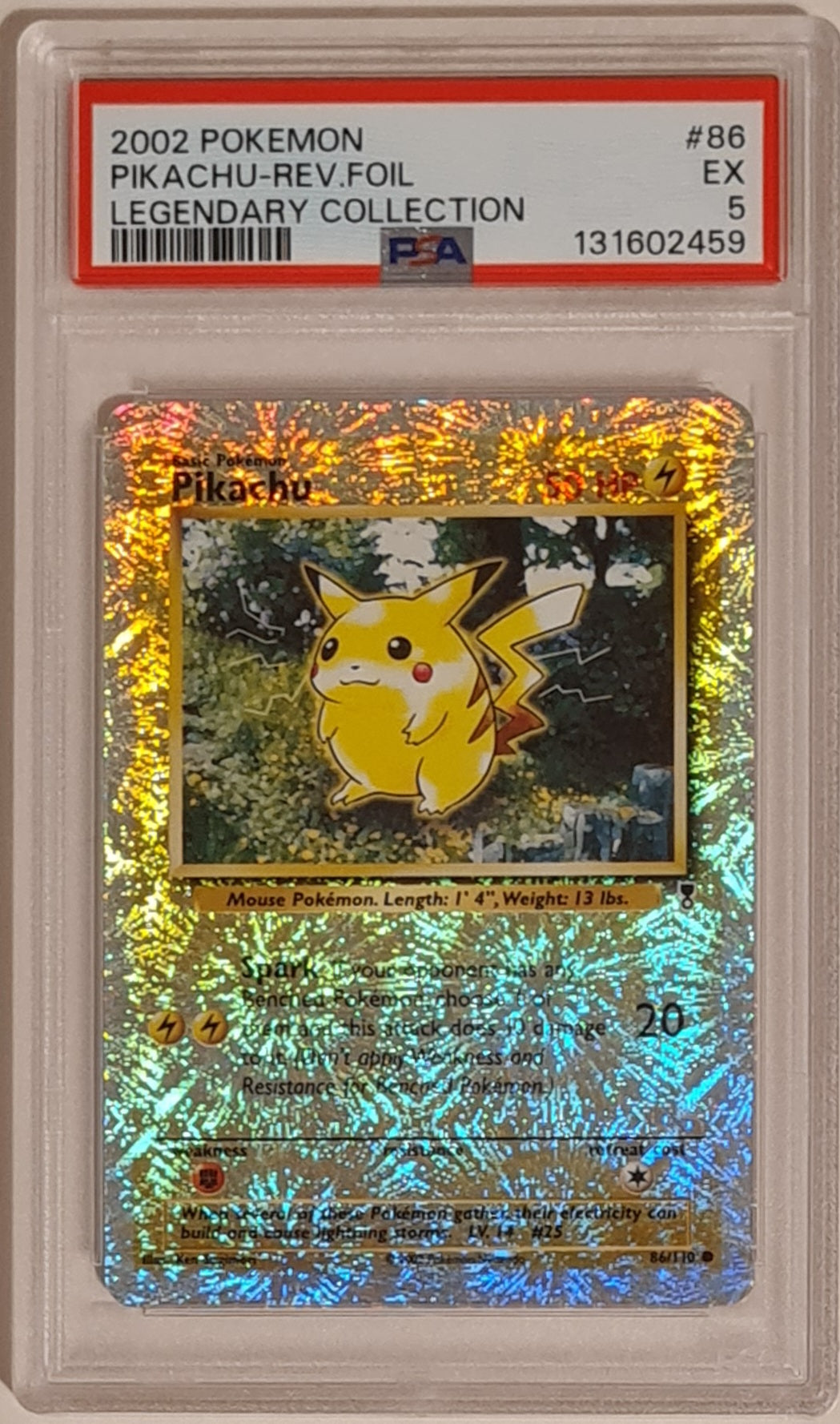 Pokemon Legendary Collection Pikachu #86/110 PSA 5 Reverse Foil Tradin –  Rotterdam Comics