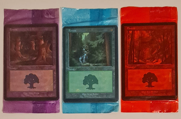 1999 Magic the Gathering Euro Lands Promotional (15) Trading Card Set
