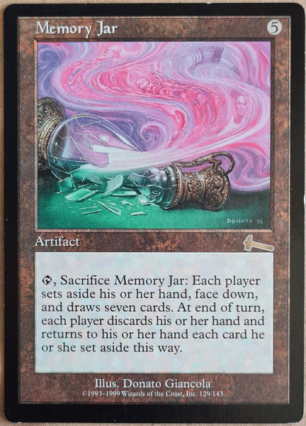 Magic the Gathering Urza's Legacy Memory Jar #129/143 Rare Trading Card