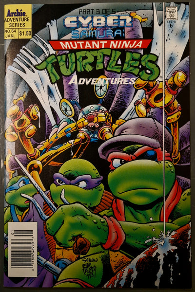 Teenage Mutant Ninja Turtles Adventures #64 NM 🇨🇦 Newsstand Edition
