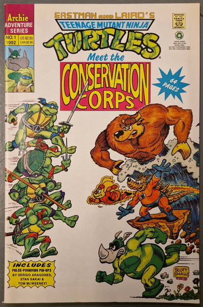 Teenage Mutant Ninja Turtles meet the Conservation Corps #1 VF/NM