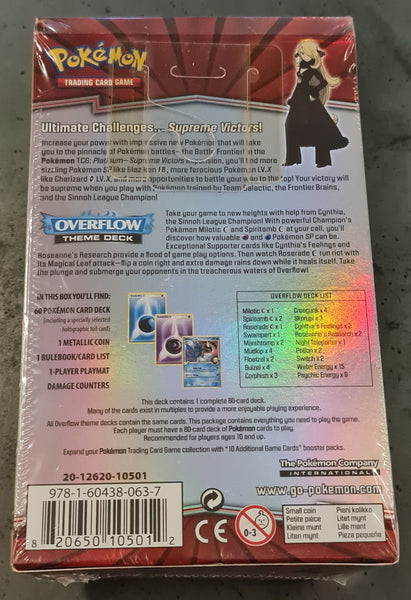Pokemon Platinum Supreme Victors Overflow Sealed Theme Deck