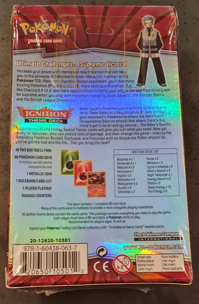 Pokemon Platinum Supreme Victors Ignition Sealed Theme Deck