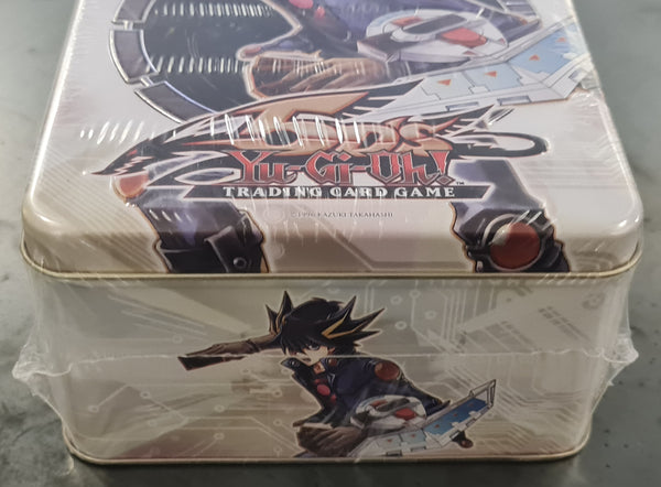 2008 Yu-Gi-Oh! 5D's Montage Dragon - Yusei Fudo - Factory Sealed (5) Booster Pack Tin Collection