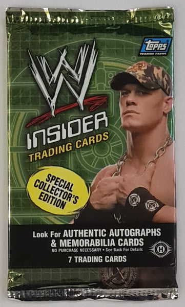 2006 Topps WWE Insider Trading Cards Sealed Hobby Pack