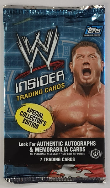 2006 Topps WWE Insider Trading Cards Sealed Hobby Pack Variation Set