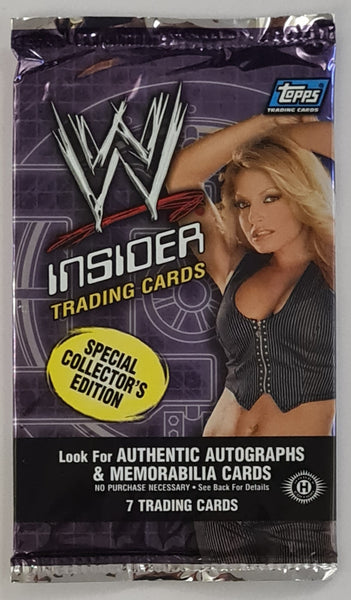 2006 Topps WWE Insider Trading Cards Sealed Hobby Pack Variation Set