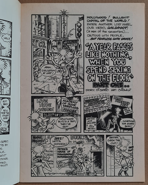 Cocaine Comix #1 VF+ (3rd Print)