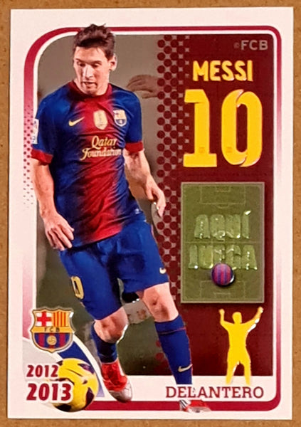 2012-13 Panini FC Barcelona Lionel Messi Delantero #162 Sticker