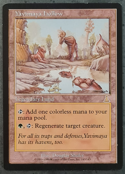 Magic the Gathering Urza's Destiny Yavimaya Hollow #143/143 Rare Trading Card