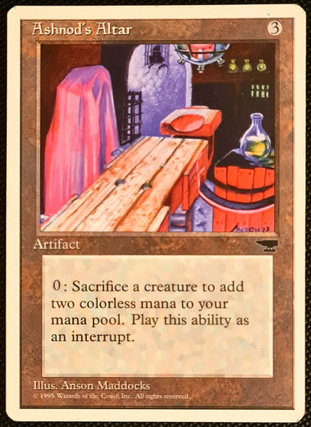 Magic the Gathering Chronicles Ashnod's Altar Common Trading Card