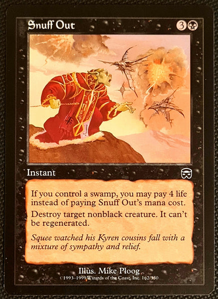 Magic the Gathering Mercadian Masques Snuff Out #162/350 Common Trading Card