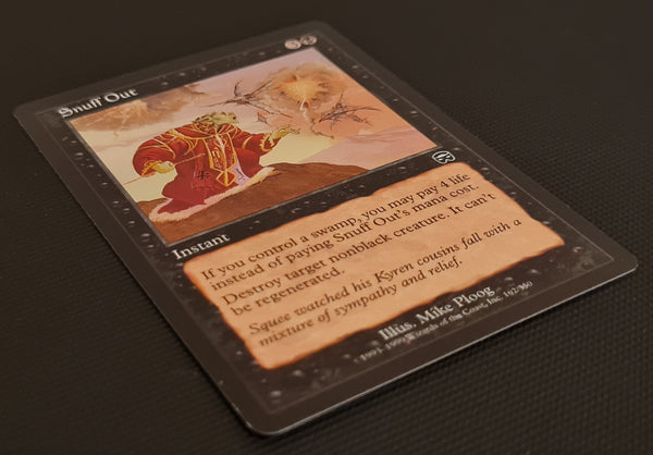 Magic the Gathering Mercadian Masques Snuff Out #162/350 Common Trading Card