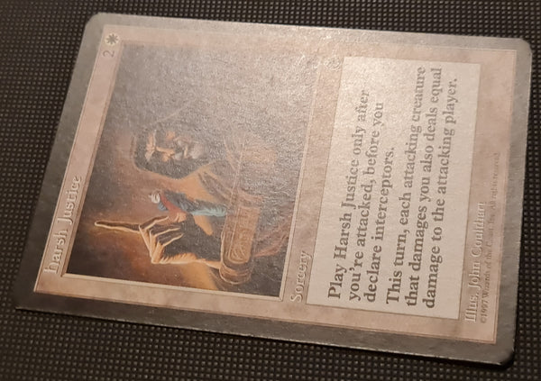 Magic the Gathering Portal Harsh Justice Rare Trading Card