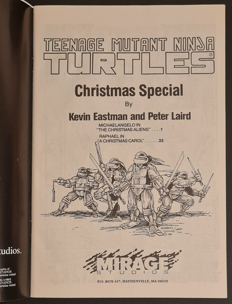 Teenage Mutant Ninja Turtles Michaelangelo Christmas Special #1 NM