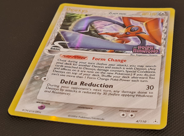 Pokemon EX Holon Phantoms Deoxys #4/110 Reverse Holo Rare Trading Card