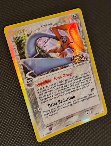 Pokemon EX Holon Phantoms Deoxys #4/110 Reverse Holo Rare Trading Card