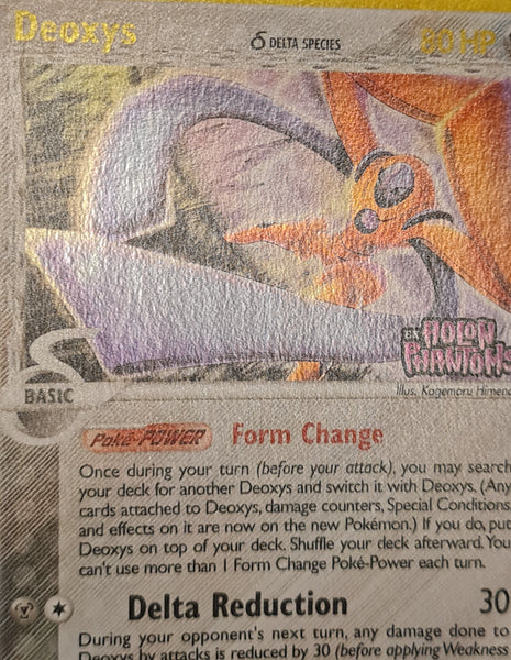 Pokemon EX Holon Phantoms Deoxys #4/110 Reverse Holo Rare Trading Card