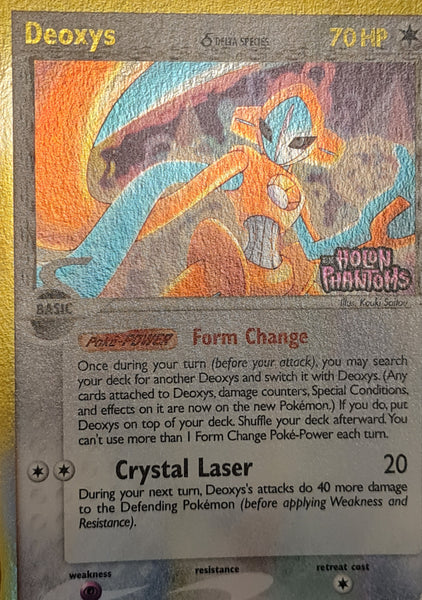 Pokemon EX Holon Phantoms Deoxys #5/110 Reverse Holo Rare Trading Card