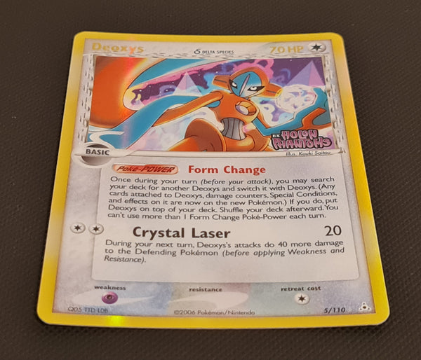 Pokemon EX Holon Phantoms Deoxys #5/110 Reverse Holo Rare Trading Card
