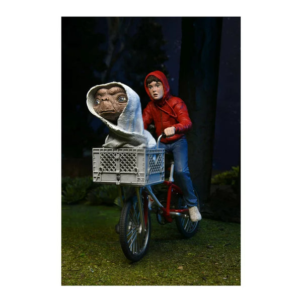 E.T. & Elliott with Bicycle Action 7" Figure Set