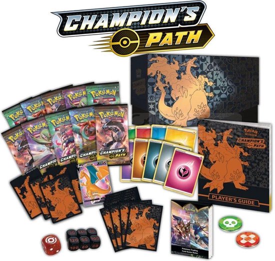 Pokemon Sword and Shield Champions Path Sealed Elite Trainer Box (incl. Acrylic Case)