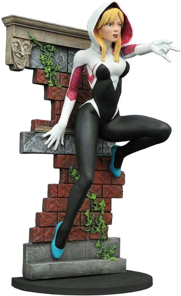 Spider-Gwen Unmasked Edition Gallery PVC Diorama Figure SDCC 2016 Exclusive