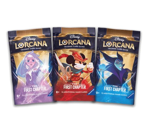 Disney Lorcana the First Chapter Single Player Starter Deck Set (+ 3 booster packs)