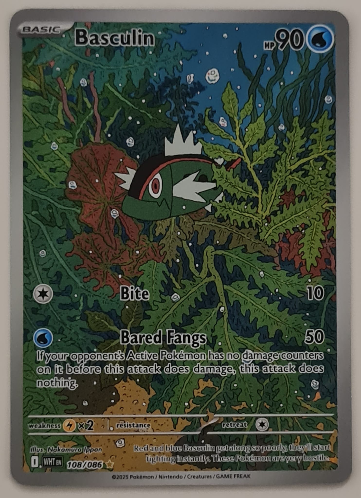 Pokemon Scarlet and Violet White Flare Basculin #108/086 Illustration –  Rotterdam Comics
