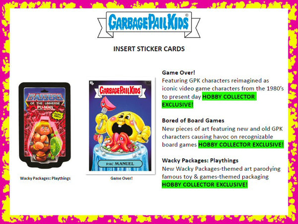 Garbage Pail Kids Kids-at-Play Sealed Hobby Box