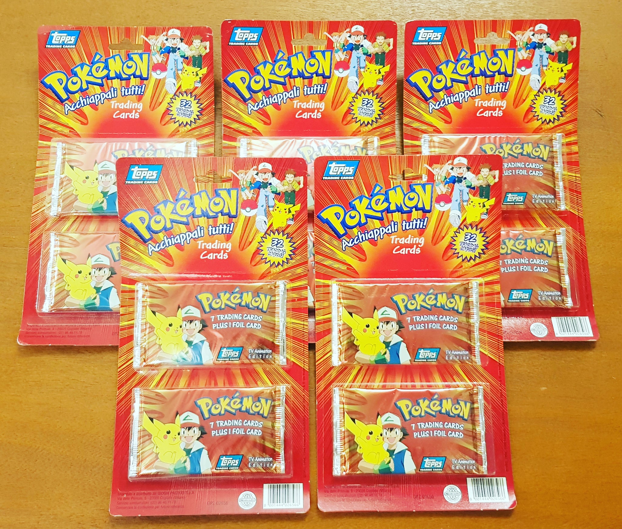 1999 Pokemon Topps Series 1 Sealed (4) Trading Card Pack on Blister Ca Rotterdam Comics 1999 Pokemon Topps Series 1 Sealed (4) Trading Card Pack on Blister Ca Rotterdam Comics