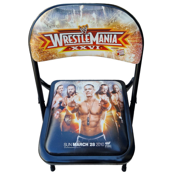 Original 2010 WWF Wrestlemania XXVI Ringside Chair (Golden Circle Ticket Exclusive)