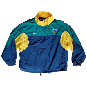 2003 Fila ACB Australian Cricket Board Vintage Windbreaker Jacket (XXXL)