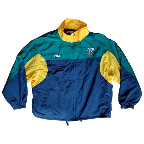 2003 Fila ACB Australian Cricket Board Vintage Windbreaker Jacket (XXXL)