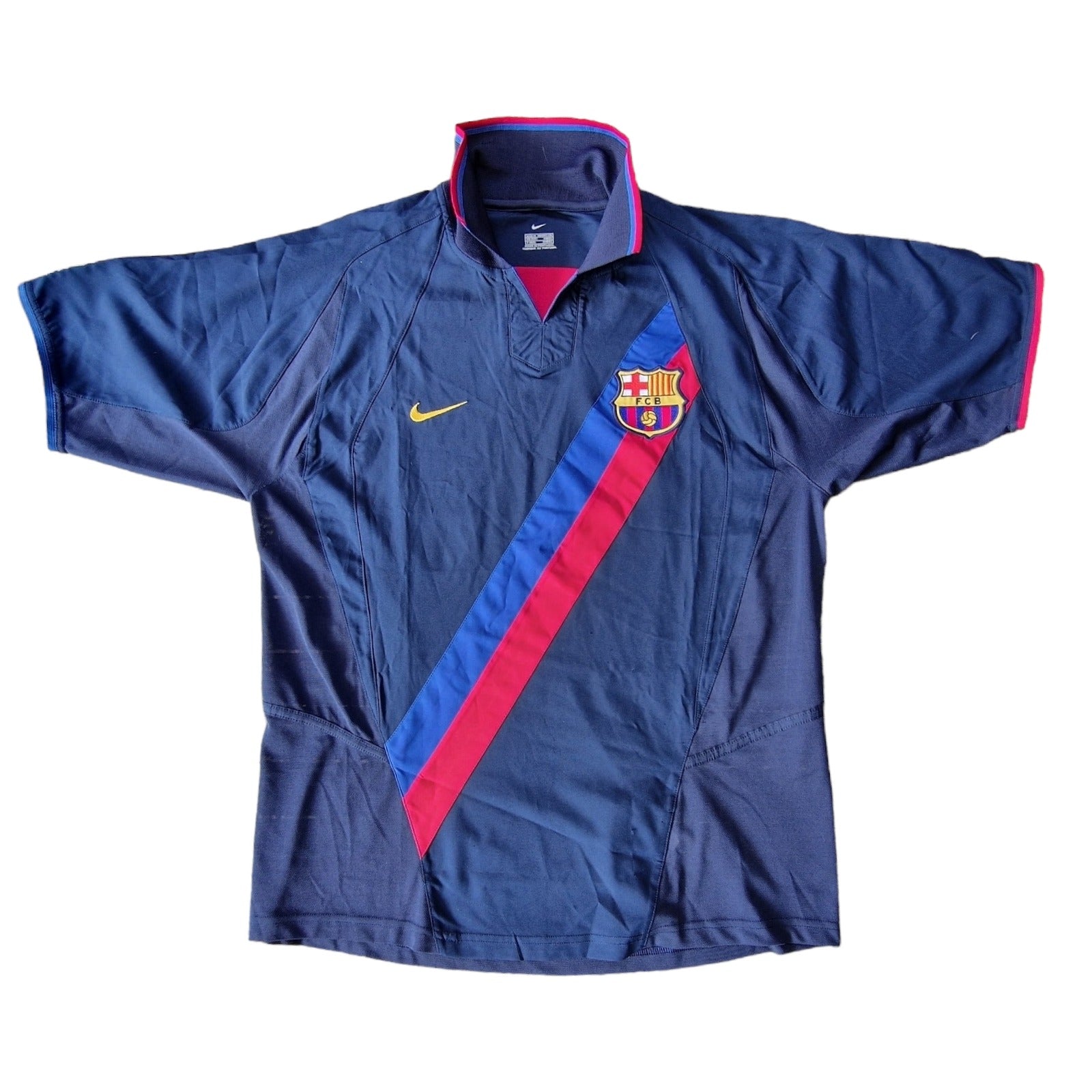2003-2004 FC Barcelona Nike Third/3rd Kit Vintage Football Away Jersey (Medium)