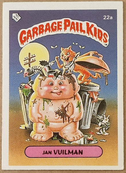 Garbage Pail Kids Original Series 1 #22a - Jan Vuilman Sticker (Dutch Test Set)