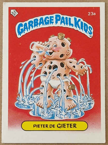 Garbage Pail Kids Original Series 1 #23a - Pieter de Gieter Sticker (Dutch Test Set)